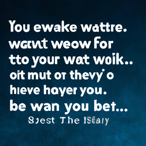 Start with a Quote That Resonates With You