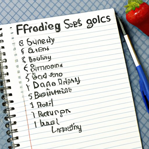 Make a Grocery Shopping List