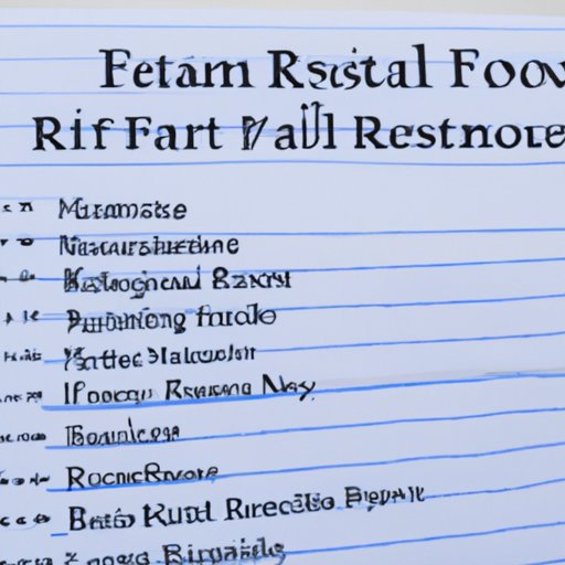 List Financial Resources Needed to Start a Real Estate Company