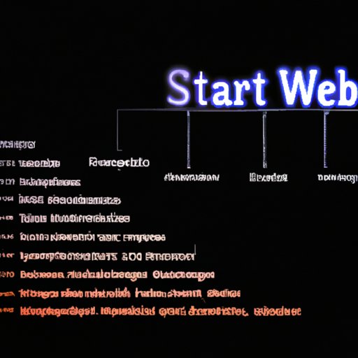 Definition of Starting a Website