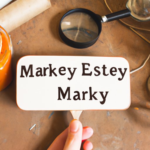 Research the Etsy Marketplace and its Customers