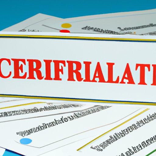 Obtaining Necessary Certifications and Licenses