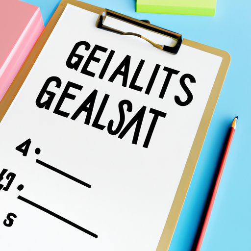 Setting Realistic and Achievable Goals