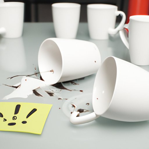 Look for Any Signs of Spillage Around the Cups