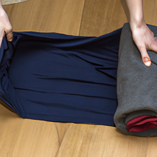 Step 4: Rolling Clothes for Maximum Space