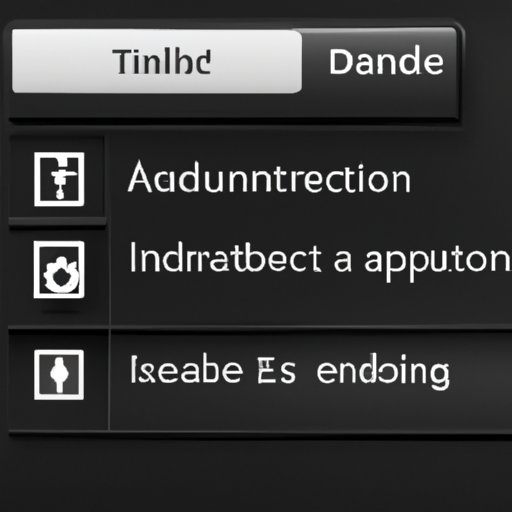 Change the Setting from