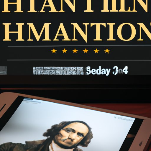 Stream Hamilton Movie on a Digital Platform