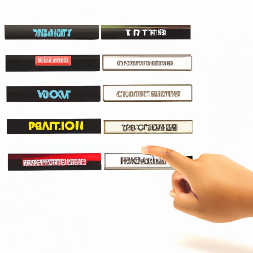 Select a Movie or TV Show to Watch