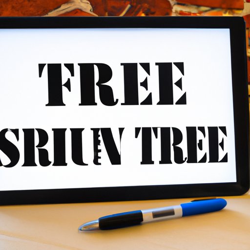 Sign Up for a Free Trial of a Streaming Service