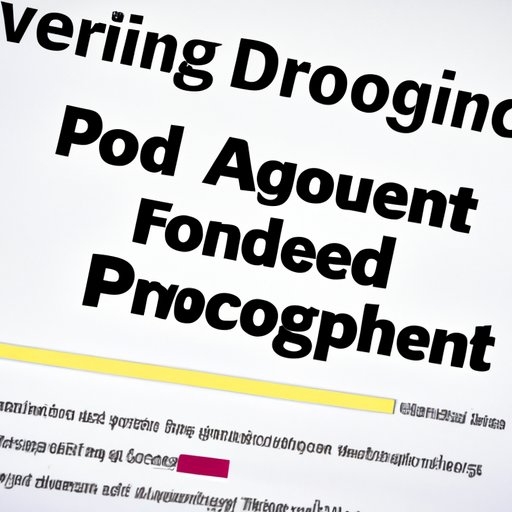 Proofreading and Editing the Report