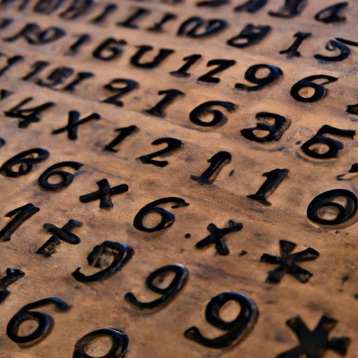 A Historical Look at the Invention of Numbers