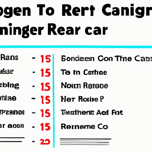 A Guide to Understanding Car Rental Age Restrictions