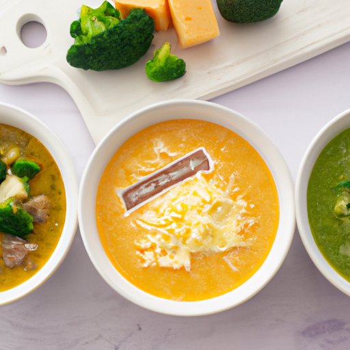 Comparing Broccoli Cheddar Soup to Other Healthy Soups