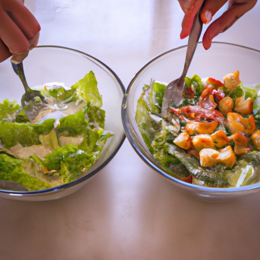 Comparing Caesar Salad to Other Salads to Evaluate its Healthiness