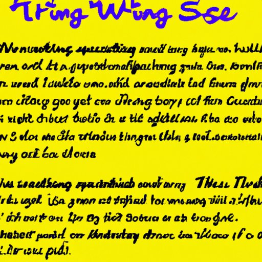 Creative Writing Techniques to Try