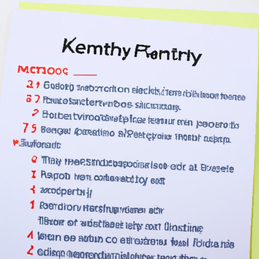 Summary of Key Points