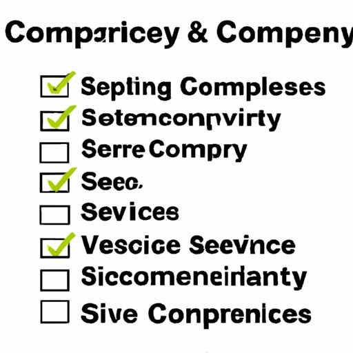Comparison to Other Companies Offering Similar Services