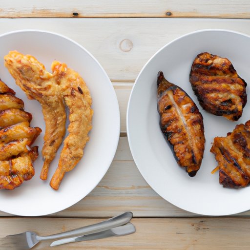 Comparing Grilled vs. Fried Foods