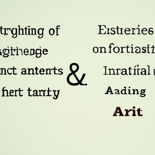 Comparing and Contrasting Literary Art to Other Forms of Art