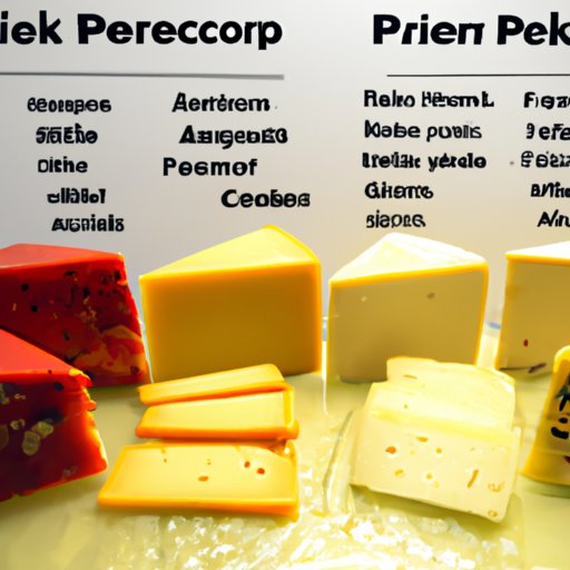 Comparing the Nutrition of Pepper Jack Cheese to Other Types of Cheese