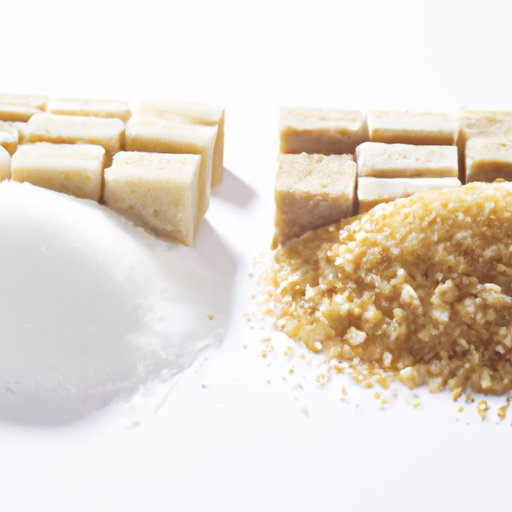 Comparison of Raw Cane Sugar and Refined White Sugar