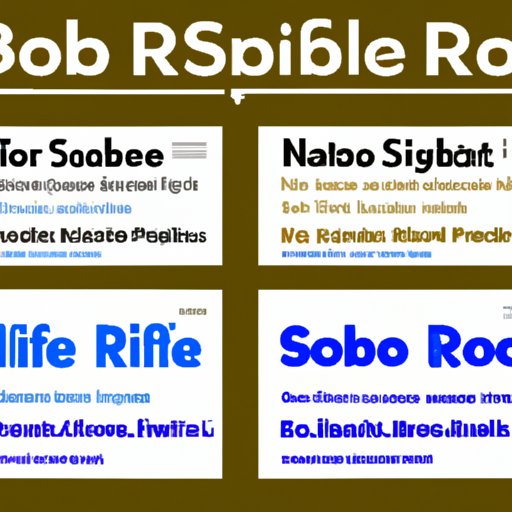 Comparing Roboto to Other Popular Web Safe Fonts