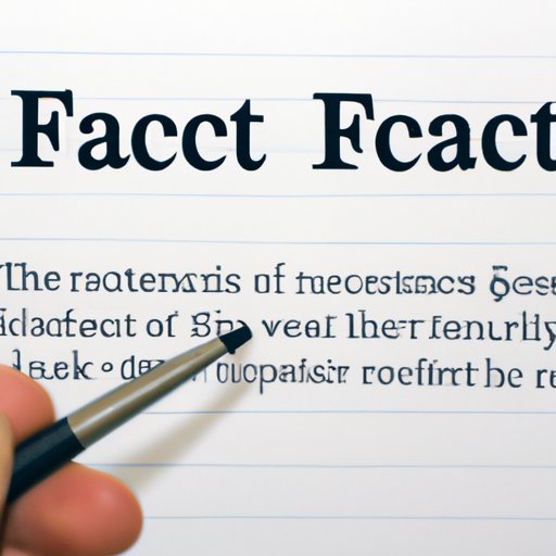 Examining the Role of Facts in Science