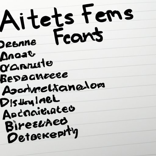 List of Financial Assets and Their Benefits