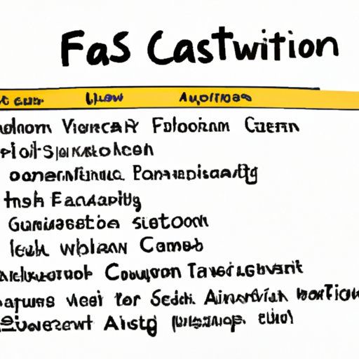 Components of a Cash Flow Statement