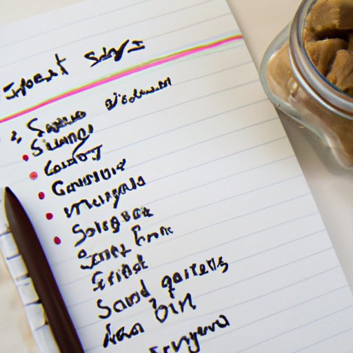 Creating a List of Healthy Sugar Alternatives