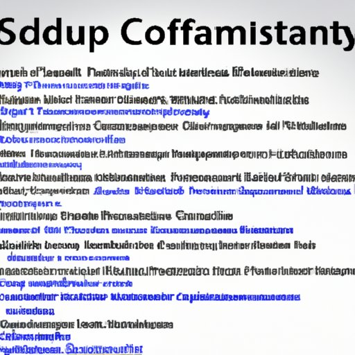 An Overview of the Program Requirements for a Computer Science Degree