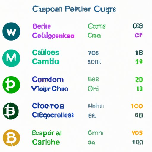 Comparison of the Top 10 Cryptocurrencies by Market Capitalization