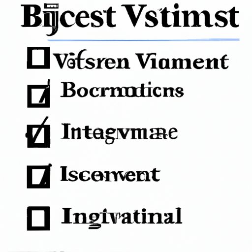 An Overview of the Best Investment Companies