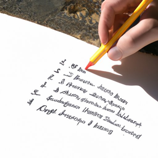 Creating a List of Your Top Five Talents