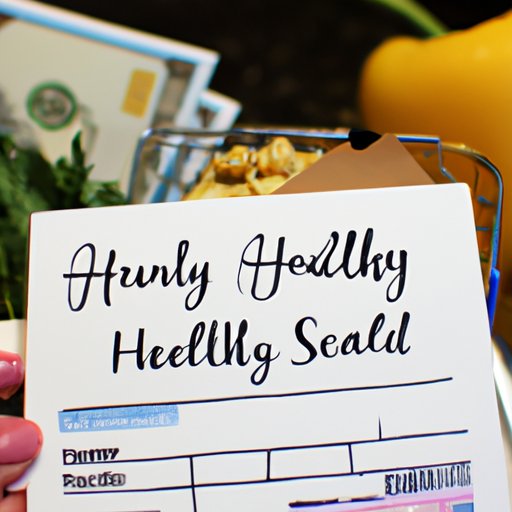 Creating Healthy Meals on a Budget with a Healthy Food Card