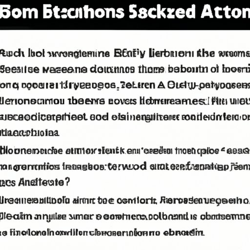 Section 6: Common Questions about Bitcoin ATMs