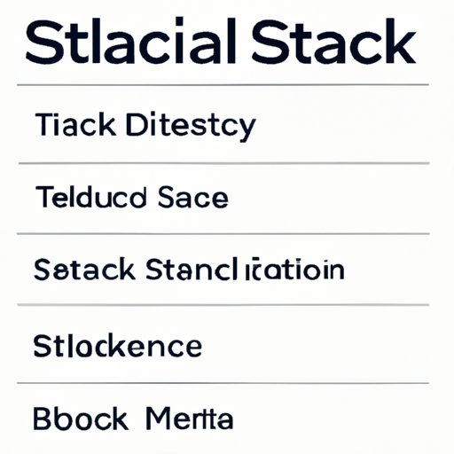 Exploring the Definition and Use of Stack in Technology
