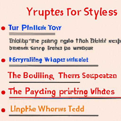 Analyzing Different Writing Styles and How They Impact Your Work