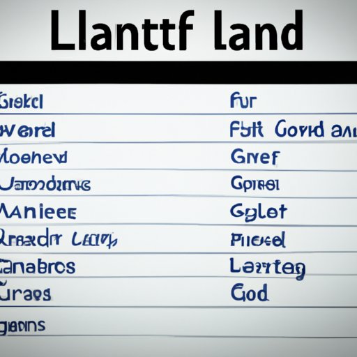 Comprehensive List of Grants and Loans