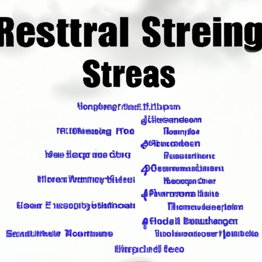 Stress Management and Relaxation Techniques