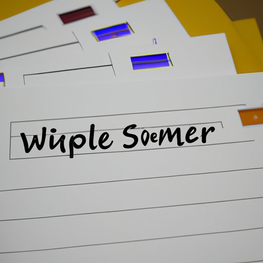 An Overview of Writing Samples