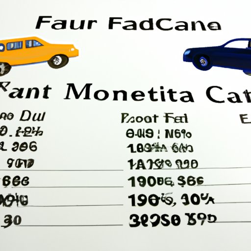 Comparing Amount Financed Rates on Car Loans