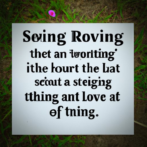 The Art of Loving Someone and Doing it Right