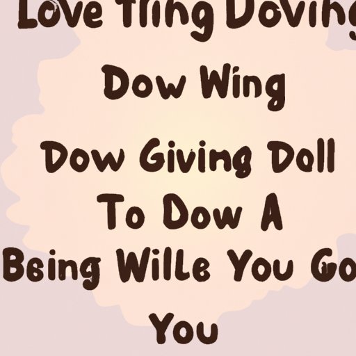 A Guide to Being in Love and Doing it Well