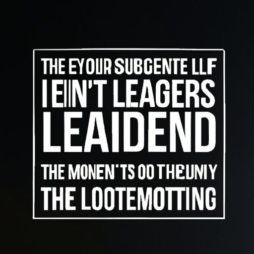 What We Can Learn from Leadership Quotes