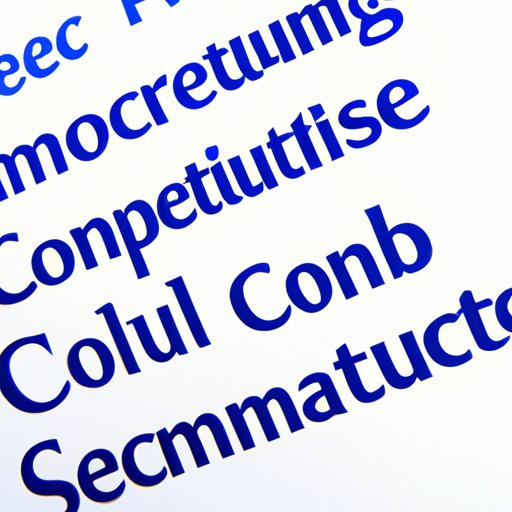 Examining the Core Courses Needed to Obtain a Computer Science Degree