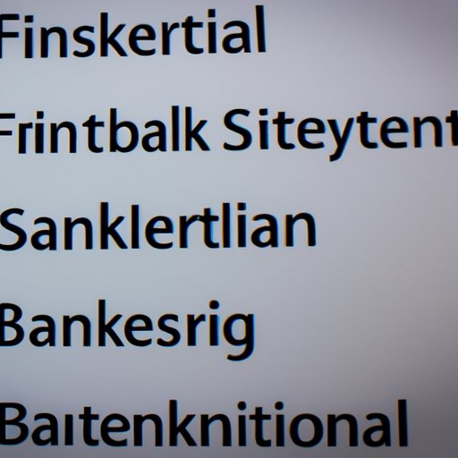 Exploring Different Types of Financial Institutions