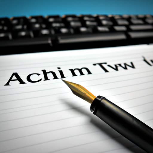 The Art of Technical Writing: Knowing its Aim