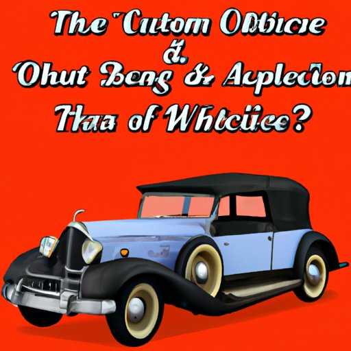 The Pros and Cons of Owning an Antique Automobile