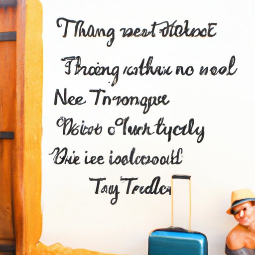 Overview of Why People Should Travel Abroad